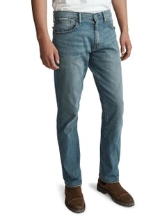 Hampton Relaxed Straight Jean in Blue