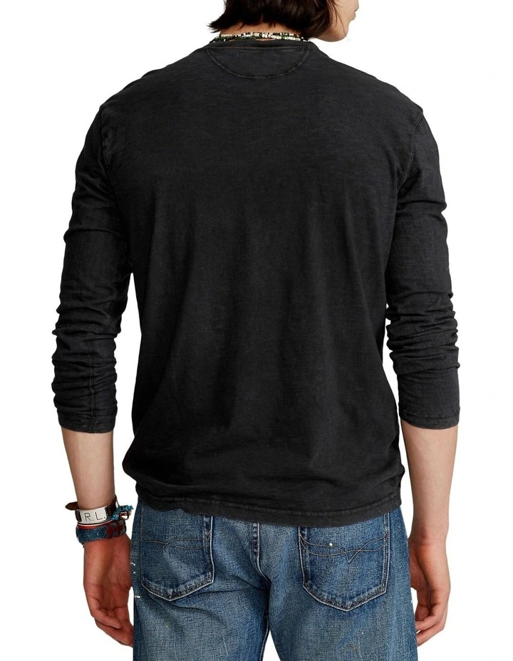 Slub Jersey Henley Shirt image 1