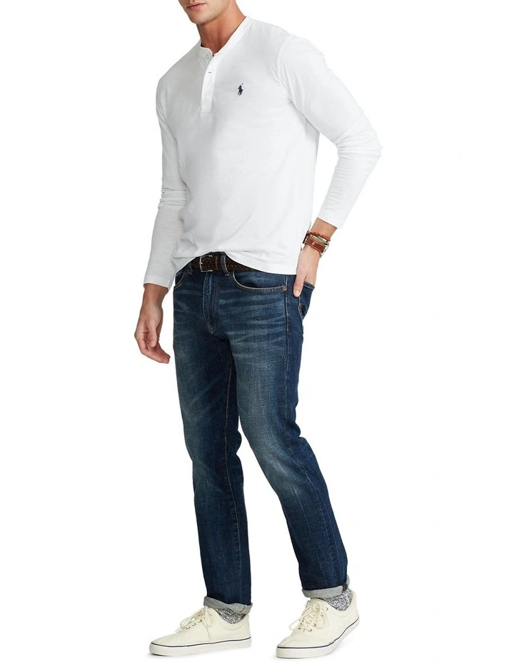 Slub Jersey Henley Shirt image 3