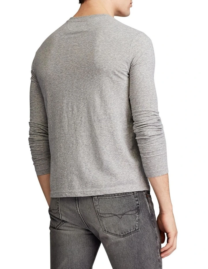 Slub Jersey Henley Shirt image 2