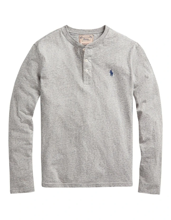 Slub Jersey Henley Shirt image 4