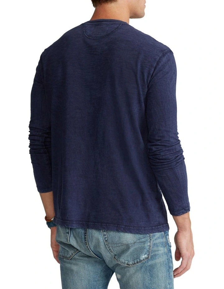 Slub Jersey Henley Shirt image 2