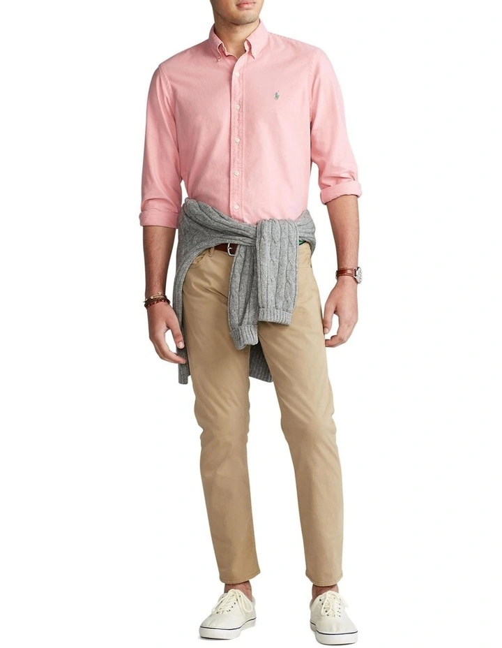 Classic Fit Garment-Dyed Oxford Shirt image 3