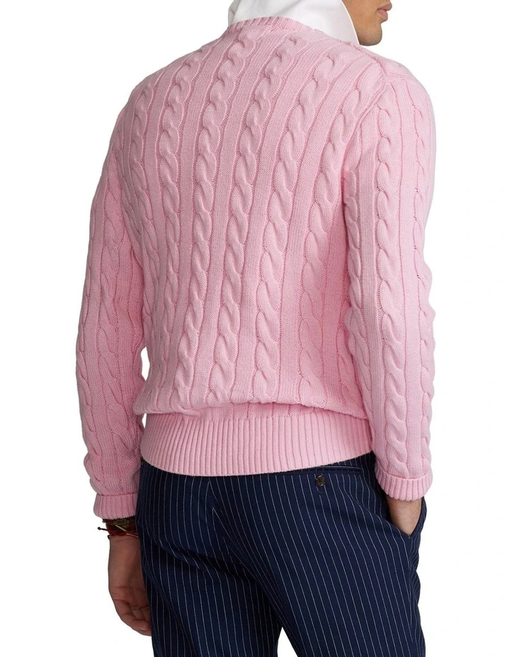 Cable-Knit Cotton Sweater image 2