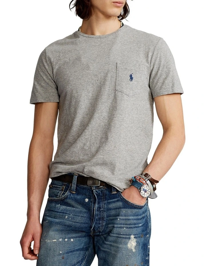 Custom Slim Fit Jersey Pocket T-Shirt image 1