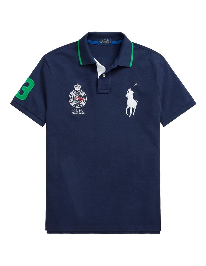 Big pony cotton mesh polo clearance
