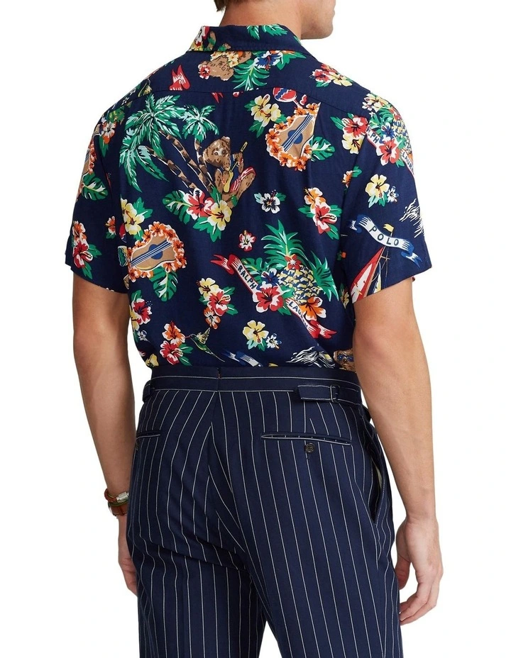 Classic Fit Polo Bear Camp Shirt image 2