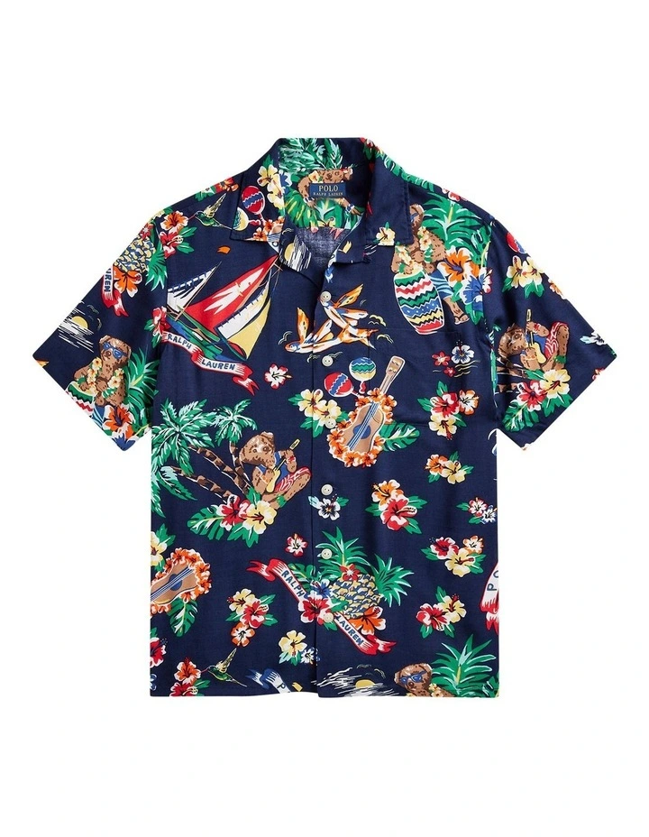 Classic Fit Polo Bear Camp Shirt image 4