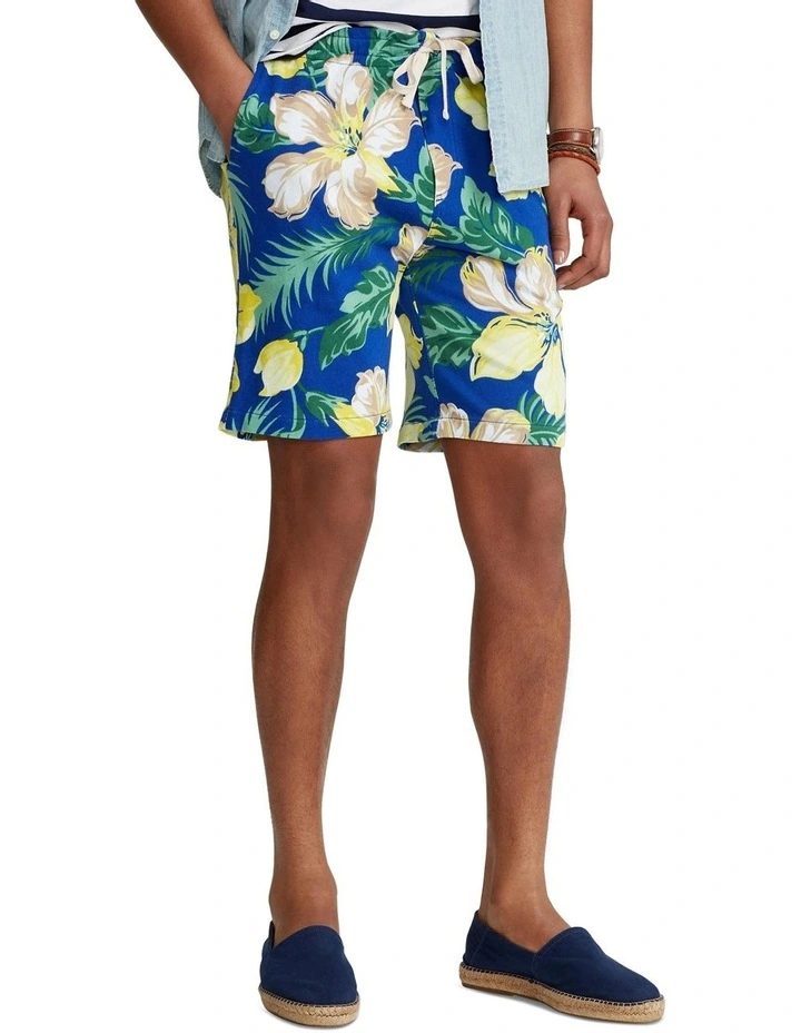 8-Inch Floral Spa Terry Short image 1
