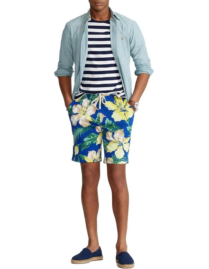 8-Inch Floral Spa Terry Short image 3