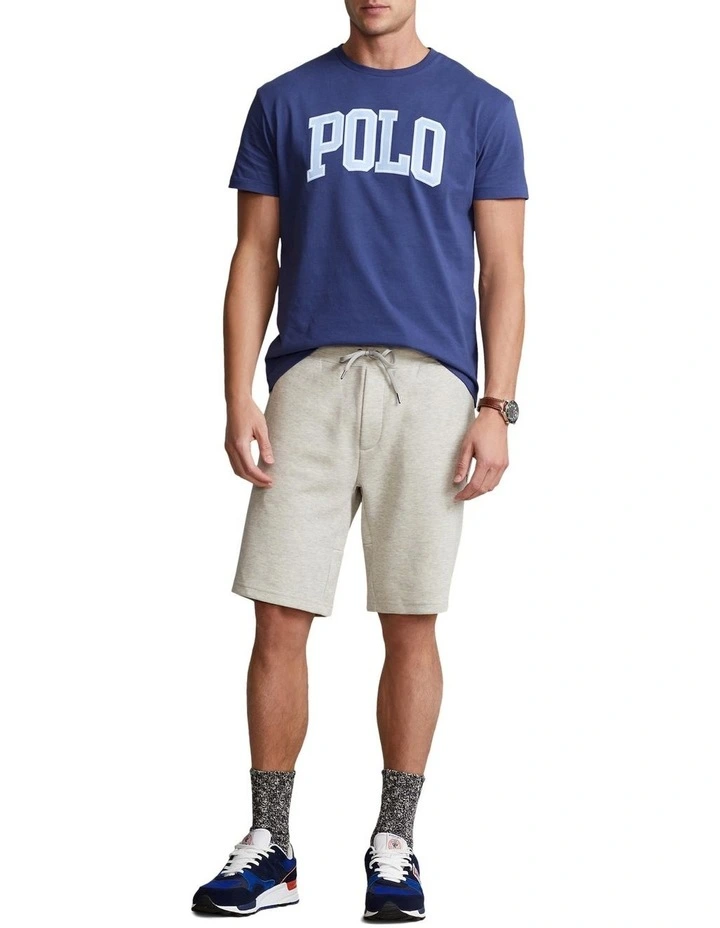 Double-Knit Shorts in Grey image 3