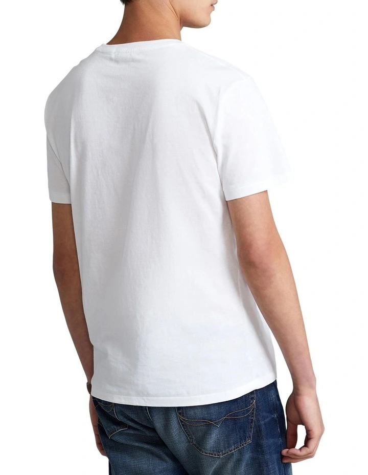 Custom Slim Fit Polo Bear Jersey T-Shirt White image 2