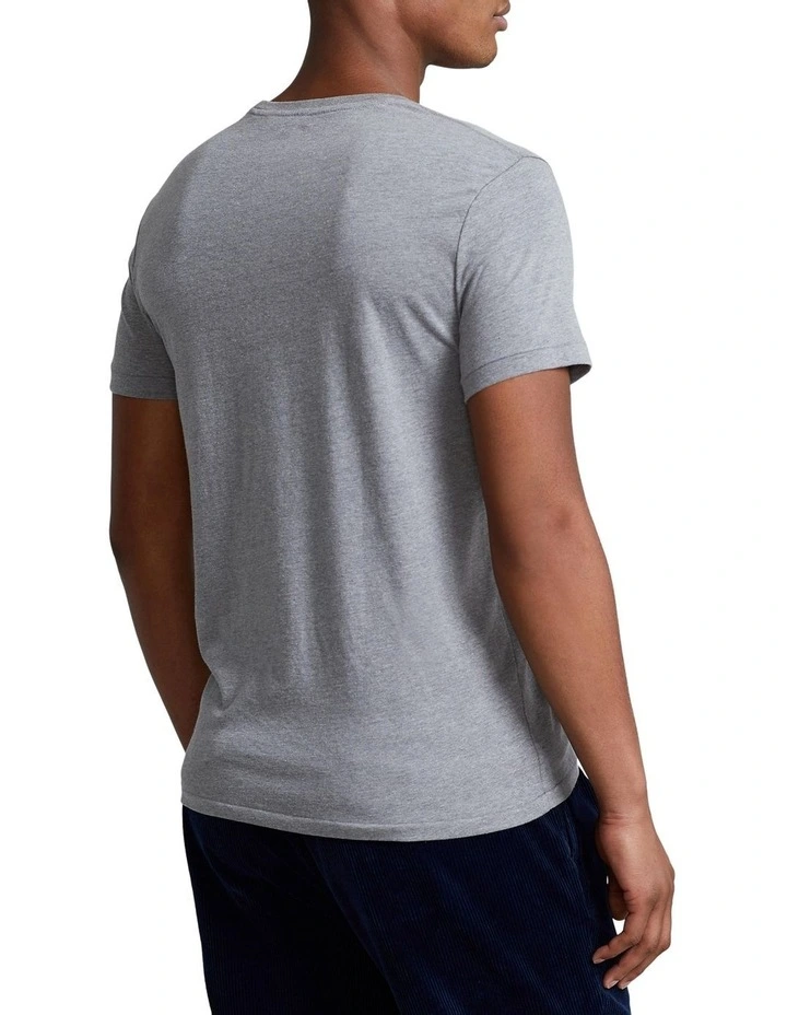 Custom Slim Fit Polo Bear Jersey T-Shirt Grey image 2