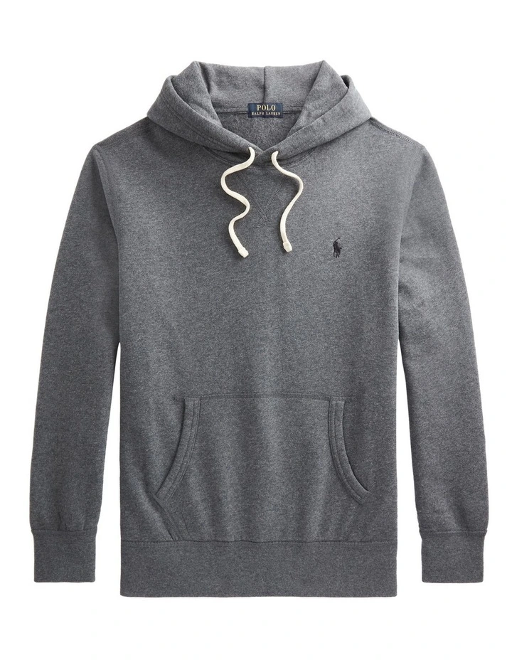 The RL Fleece Hoodie Grey image 1