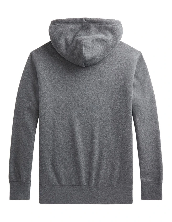 The RL Fleece Hoodie Grey image 2