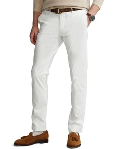 Stretch Slim Fit Chino Pant in White