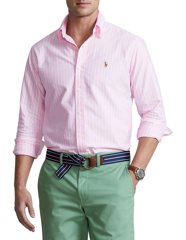 Polo Ralph Lauren Classic Fit Oxford Shirt in Pink MYER