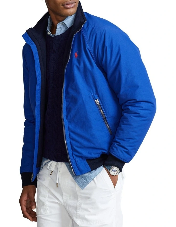 Raglan-Sleeve Jacket in Blue image 1