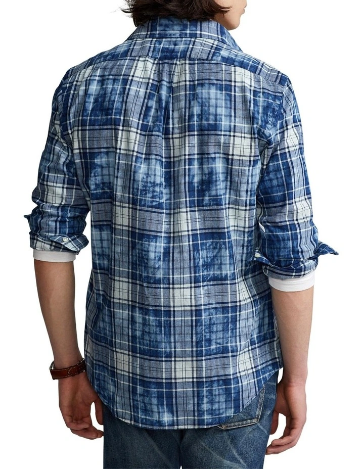 Polo Ralph Lauren Classic Fit Madras Shirt in Indigo | MYER