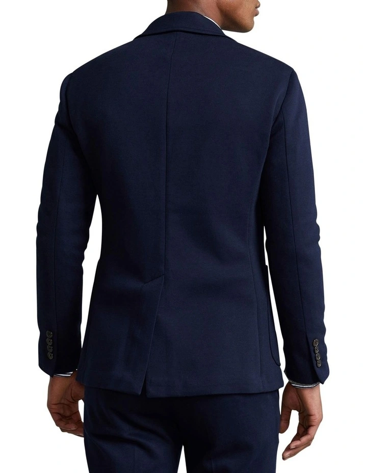 Polo Soft Double-Knit Suit Jacket in Navy image 2