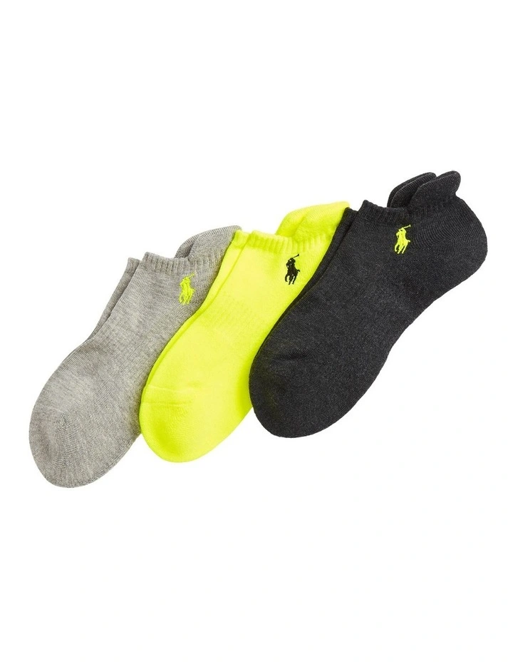 Low-Cut Sport Sock 3-Pack in Multi image 1
