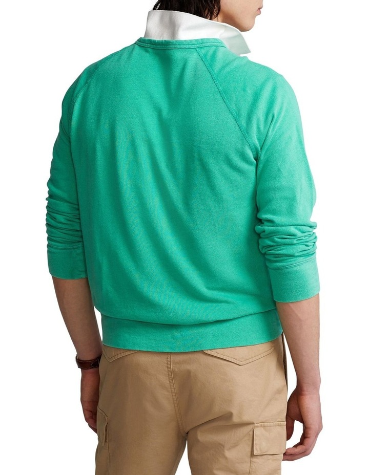 Spa terry sweatshirt cargo green clearance