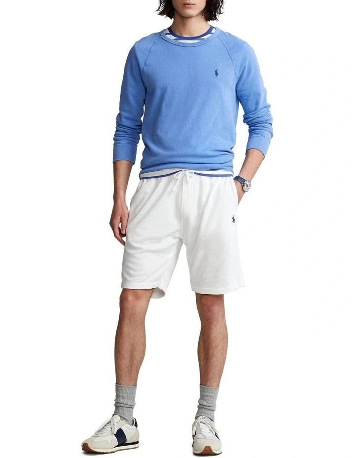 Spa Terry Sweatshirt In Blue image 3