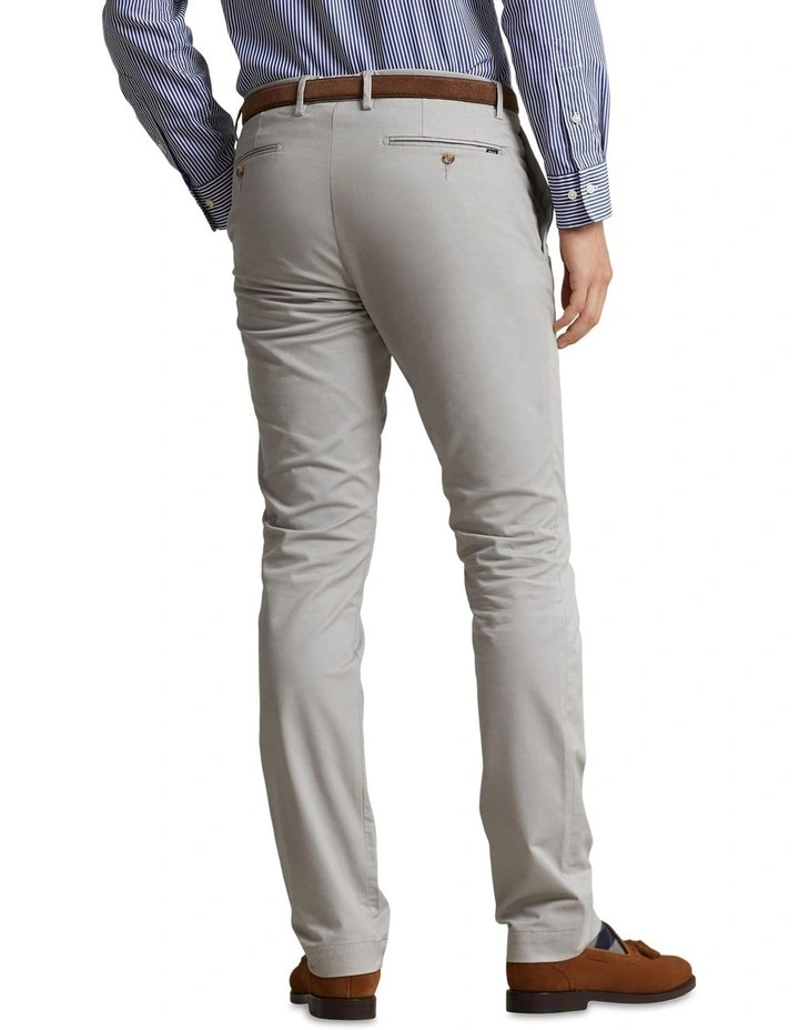 Stretch Slim Fit Chino Pant in Grey image 2