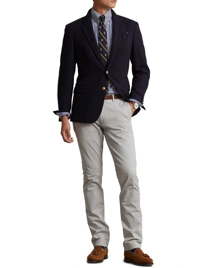 Stretch Slim Fit Chino Pant in Grey image 3