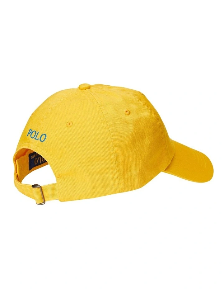 Cotton Chino Ball Cap in Yellow image 2