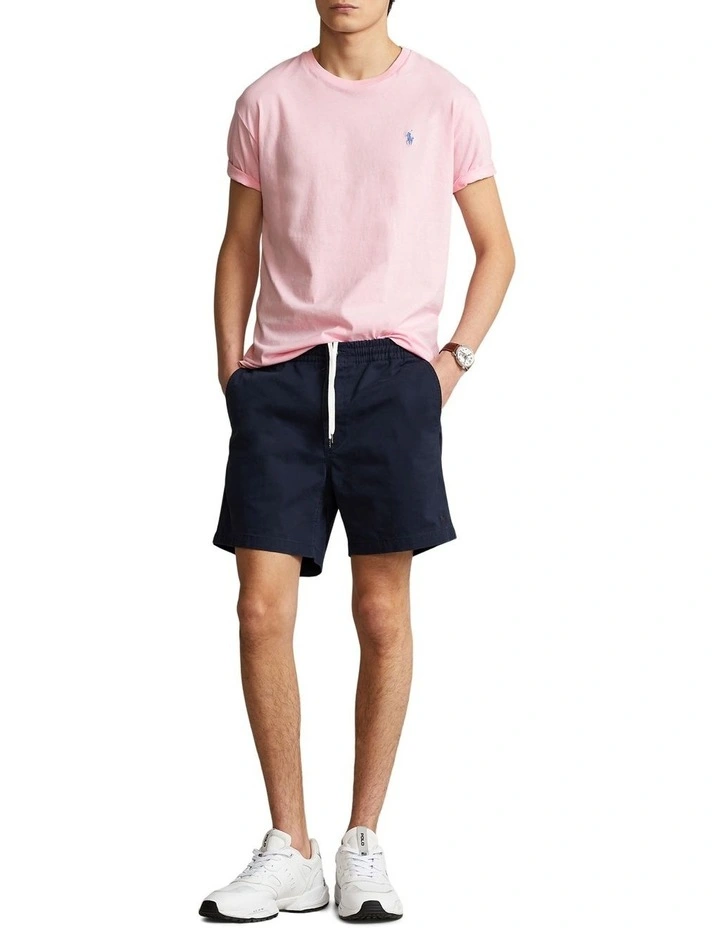 Custom Slim Fit Jersey Crewneck T-Shirt in Pink image 3