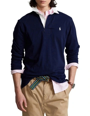 The Iconic Rugby Shirt in Navy