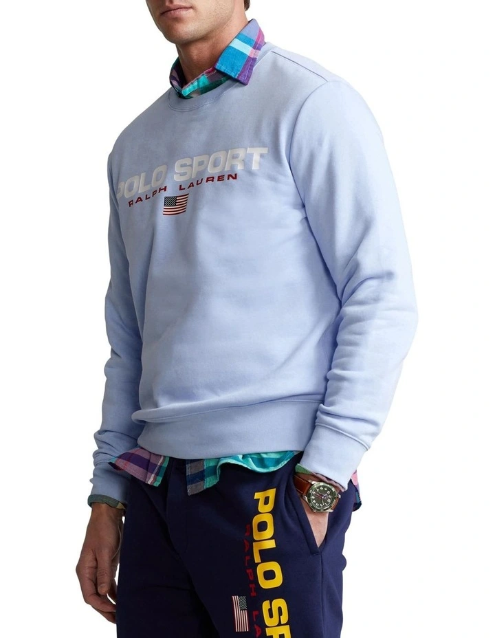 Polo Sport Fleece Sweatshirt in Blue image 1