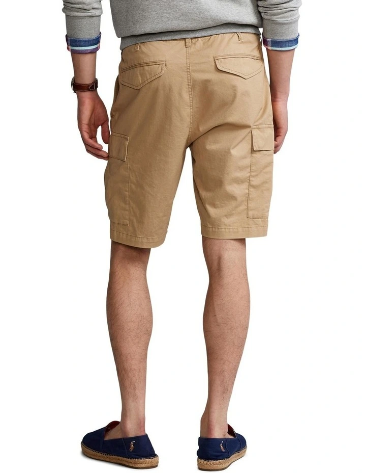 8.5-Inch Stretch Slim Fit Cargo Short in Beige image 2