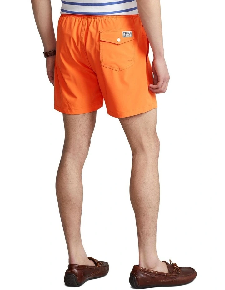 5.75-Inch Traveler Classic Swim Trunk in Orange image 2