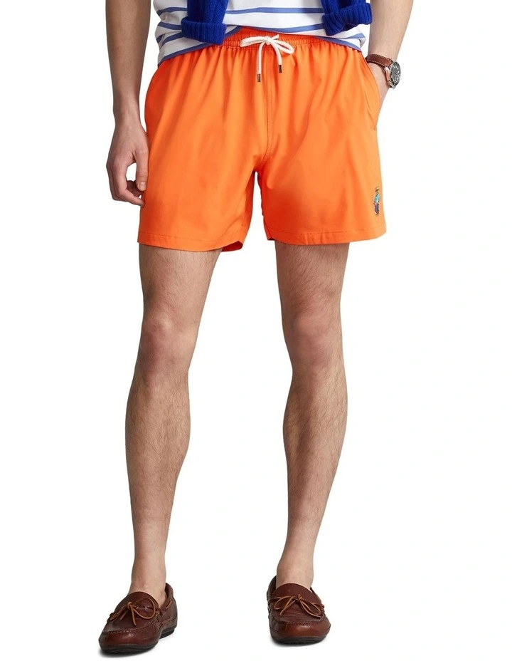 5.75-Inch Traveler Classic Swim Trunk in Orange image 3