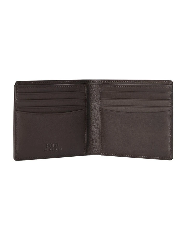 Calfskin Billfold Wallet in Brown image 3