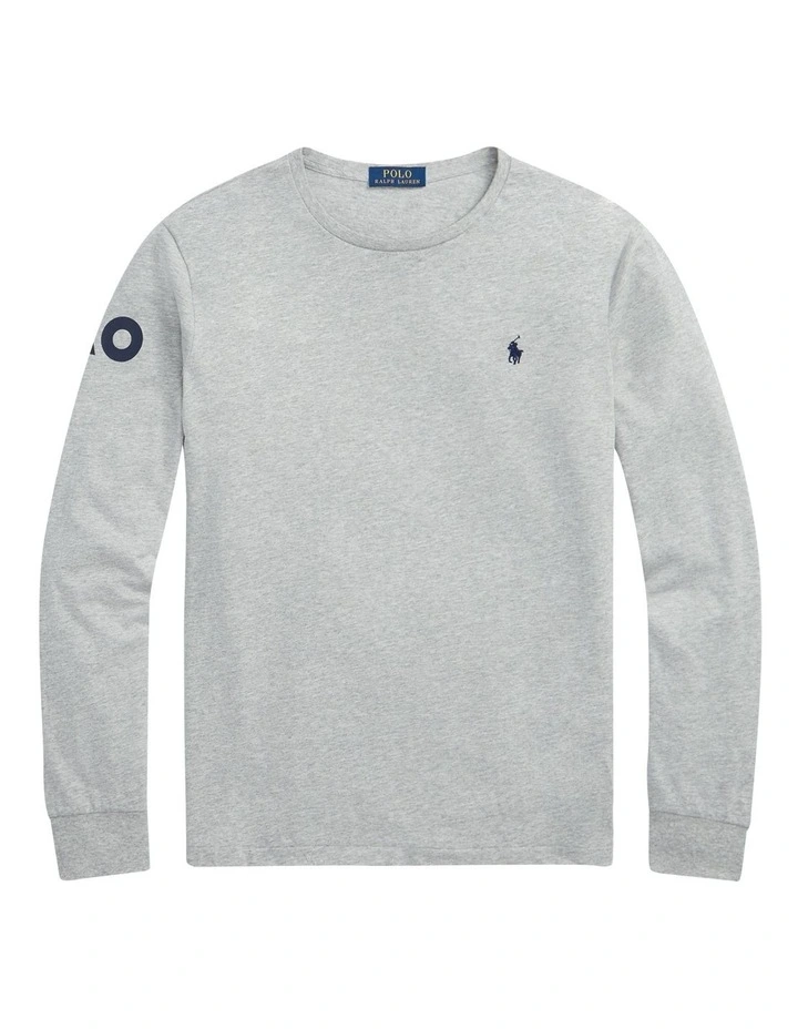 Australian Open Long Sleeve T-Shirt in Grey image 4