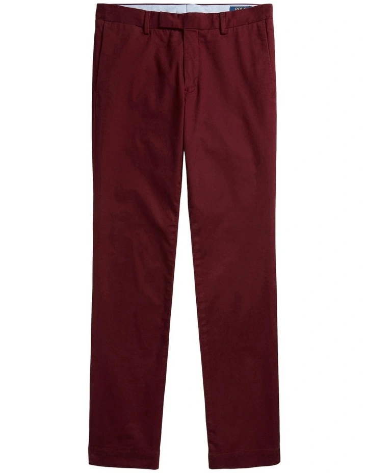 Stretch Slim Fit Chino Pant in Red image 4