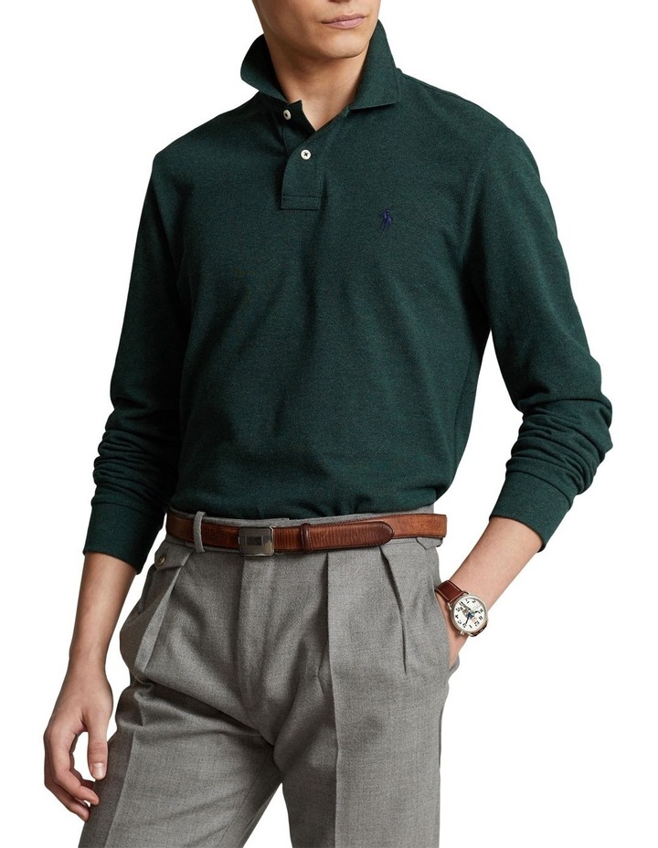 Myer mens long sleeve polo clearance