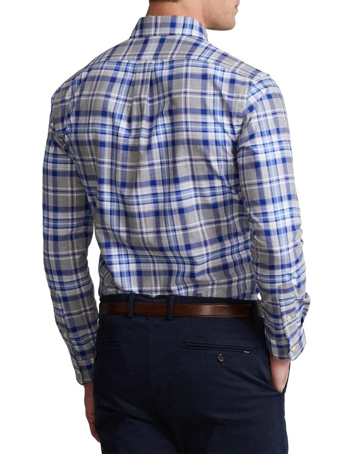 Classic Fit Plaid Oxford Shirt in Multi image 2