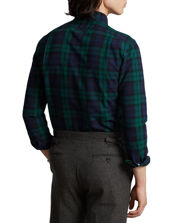 Classic Fit Plaid Oxford Shirt in Multi image 2