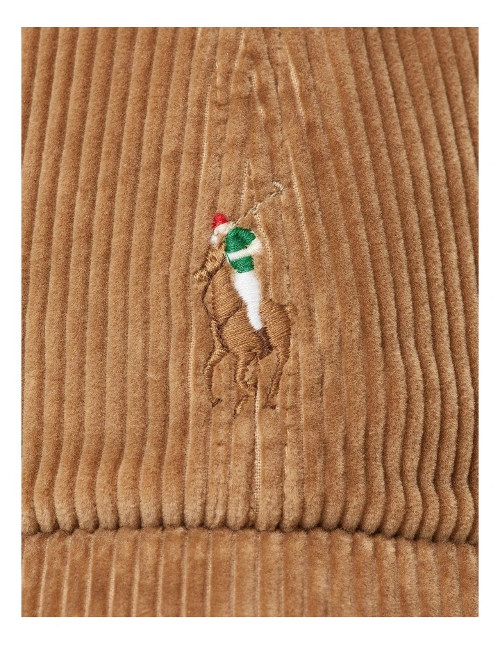 Corduroy Ball Cap in Brown image 3