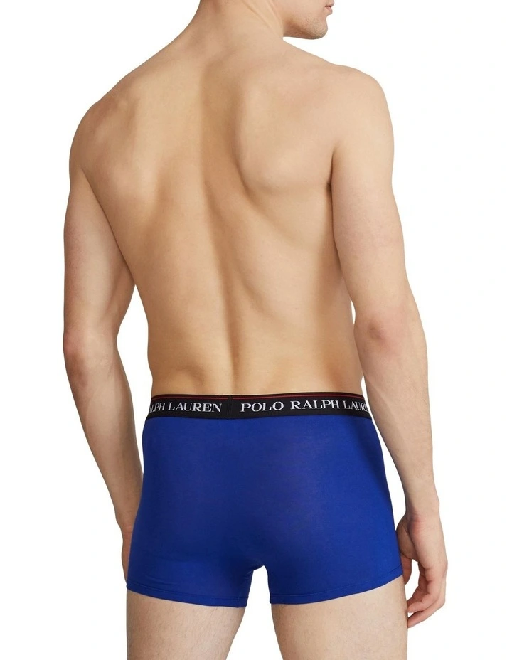 Classic Stretch-Cotton Trunk 3-Pack in Multi image 3