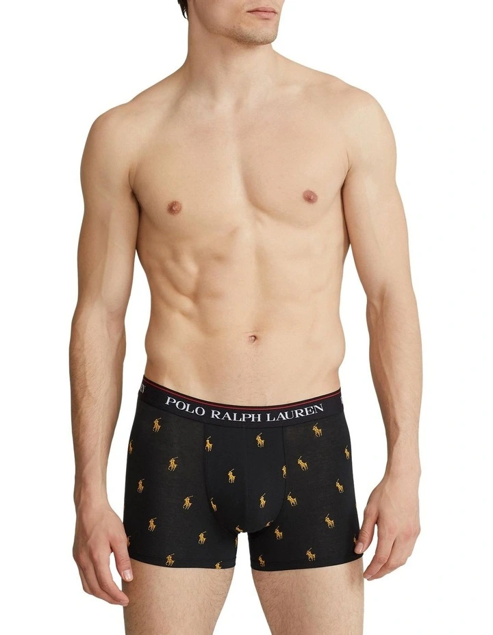 Classic Stretch-Cotton Trunk 3-Pack in Multi image 4