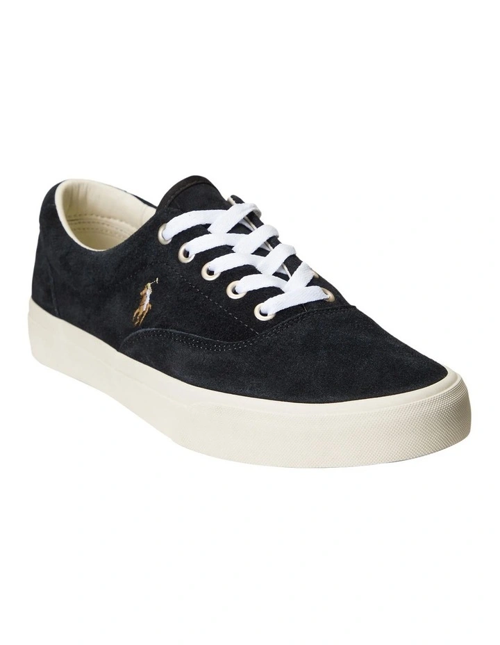 Keaton Suede Sneaker in Black image 2