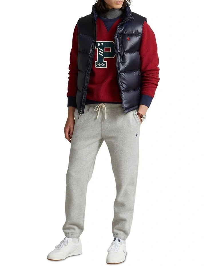 Water Repellent Down Vest in Navy image 3