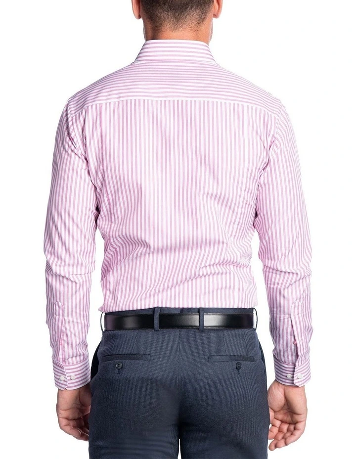 Slim Fit Pink Motion Shirt image 3