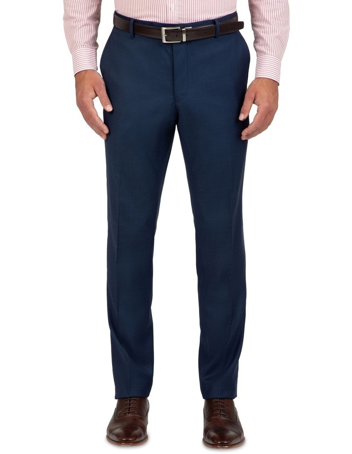 Slim Fit Caper Wool Trouser FGK649 Blue