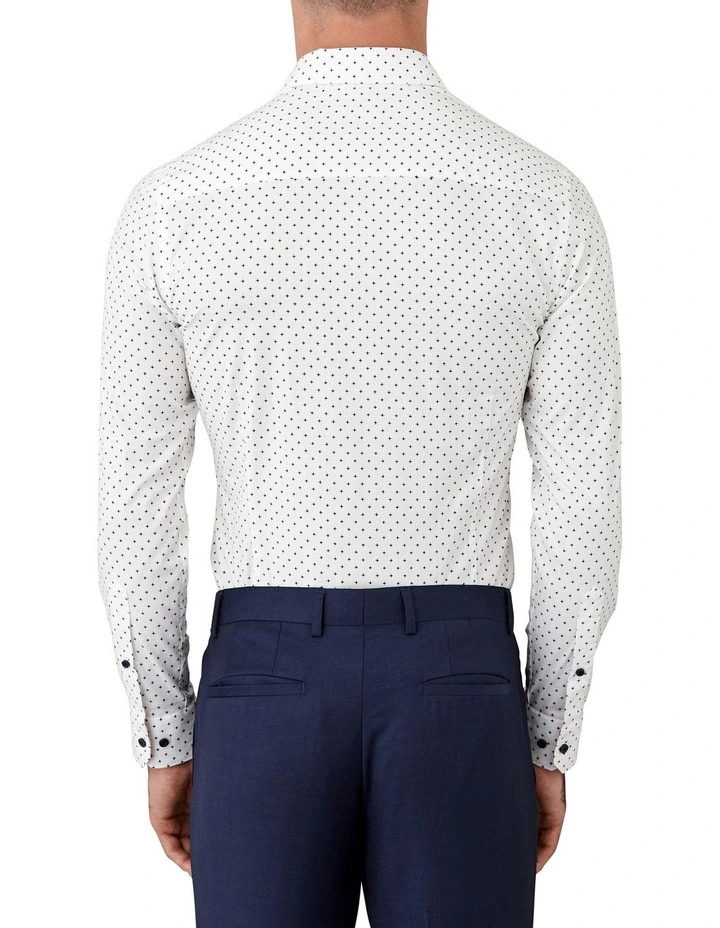 Flame Slim Fit Shirt in White image 2